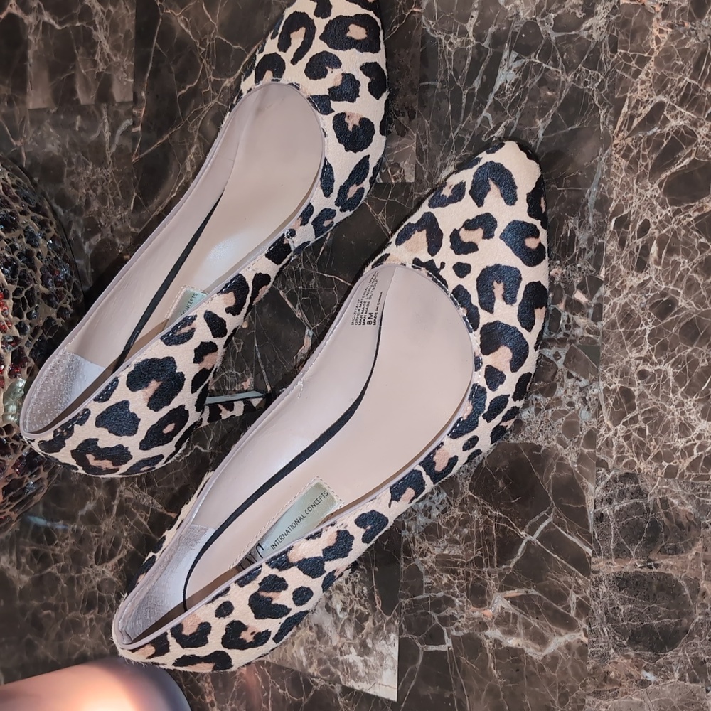INC International Concepts Women's Leopard Print Heels - Picture 3 of 7